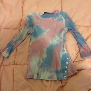 Tie-Dye Long Sleeve Kids Shirt